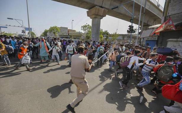 Migrant employees, cops clash in Ahmedabad