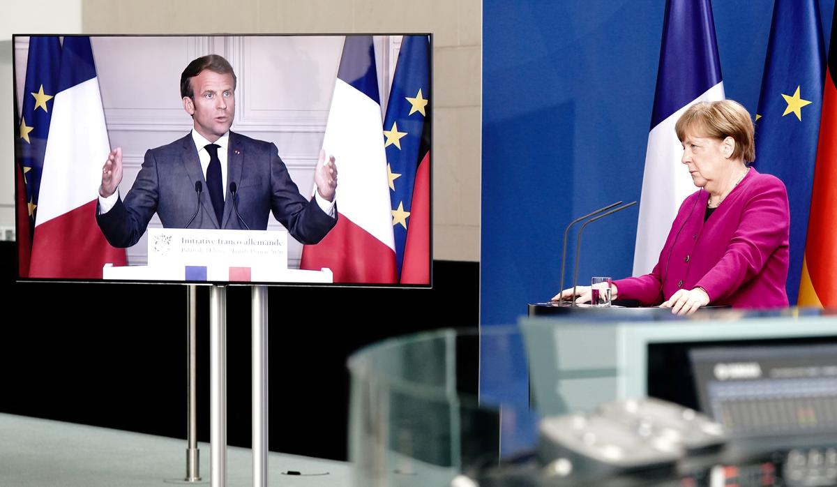 ‘It depends on us’: how Merkel and Macron restored EU uniformity