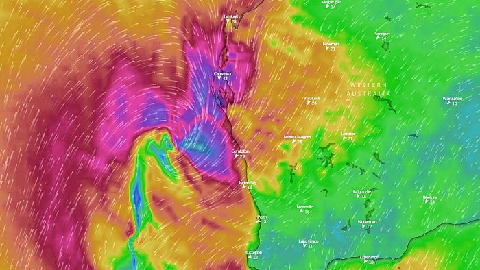 Uncommon out-of-season Cyclone Mangga forms off WA coast and Perth will feel its force on Sunday