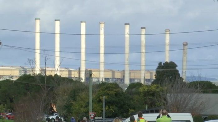 Watch as Hazelwood Power Station’s chimneys come down