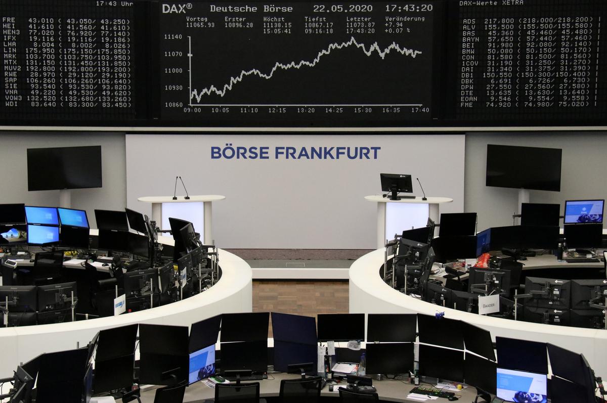 German survey fuels stock gains, euro investors eye EU summit