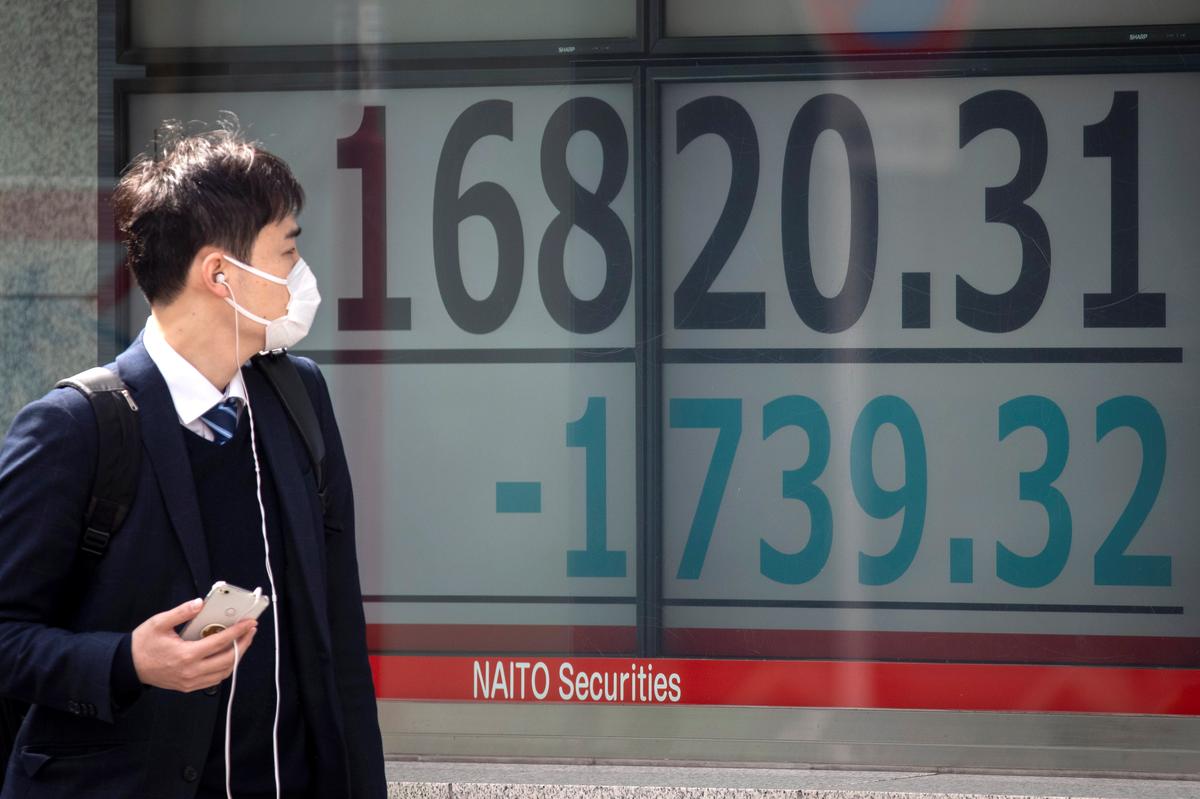 Japan shares scale 10-week peak, S&P 500 up sharply