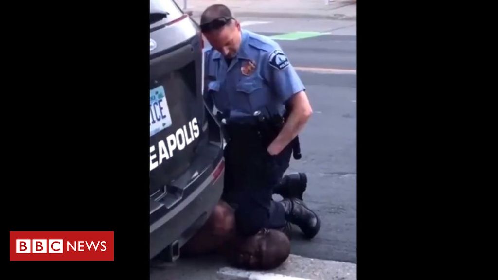 Black man dies after US officer kneels on neck