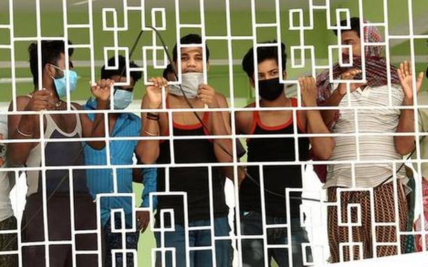 Cyclone evacuees and migrants under one roofing in West Bengal