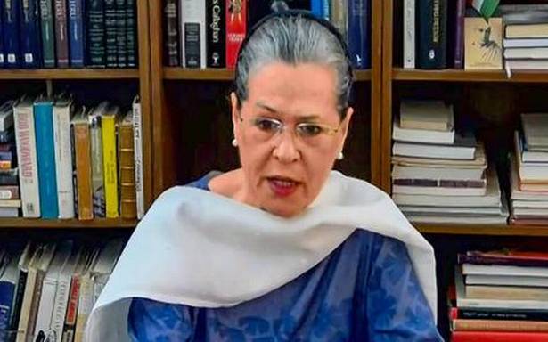 Sonia launches ‘Speak Up India’ campaign, asks govt. to pay ₹7,500 for six months to poor families