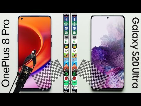 OnePlus 8 Pro VS Samsung Galaxy S20 Ultra In Speed Test