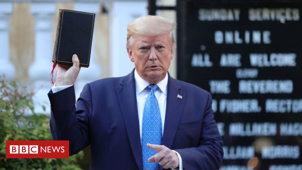 Trump’s church go to shocks religious leaders