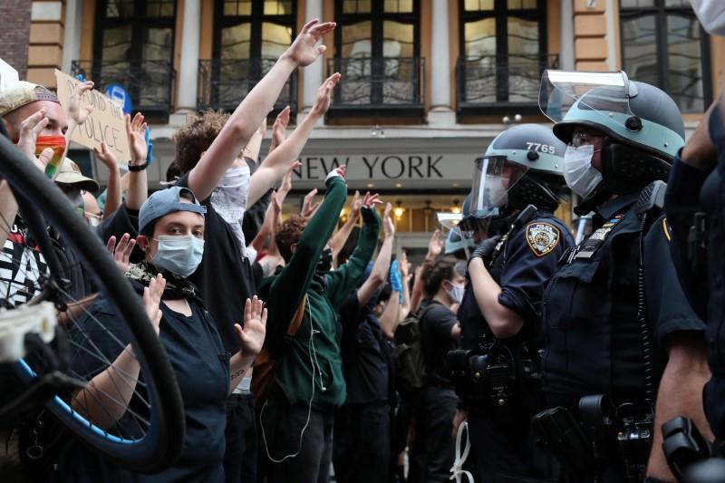 Protesters encounter cops in New York City in newest demonstrations