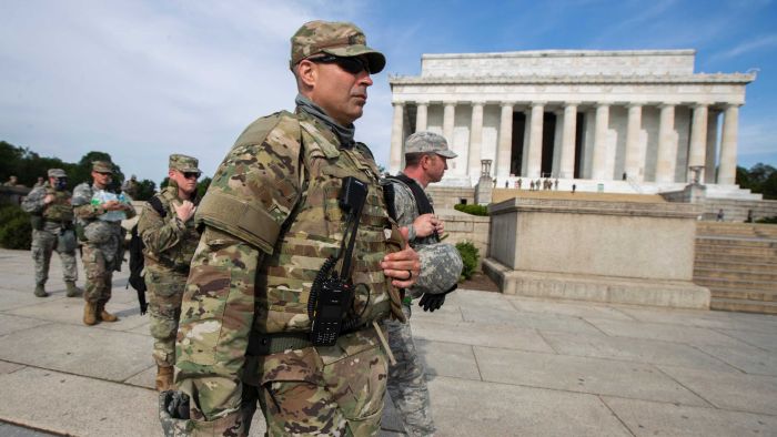 Live: Active-duty troops withdraw from Washington DC