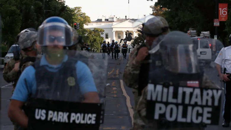 American Civil Liberties Union sues Trump administration over police action against protesters | CBC News