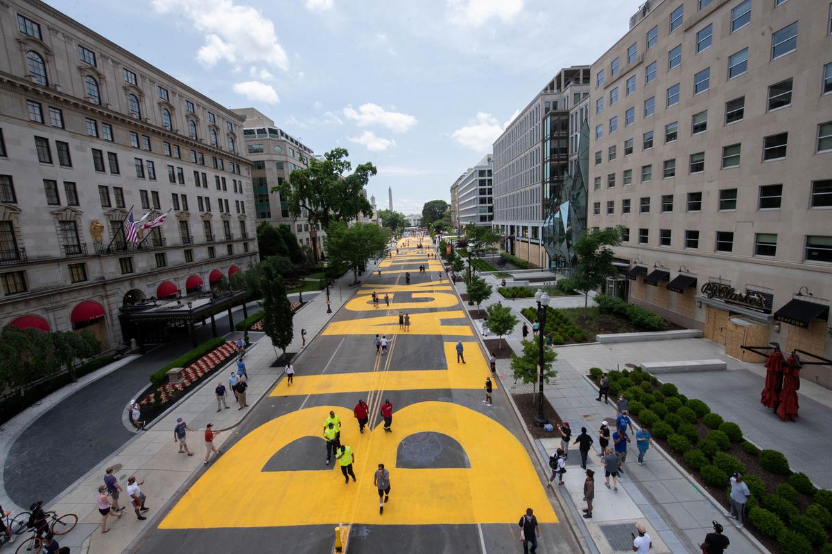 D.C. mayor has ‘Black Lives Matter’ painted on street near White House