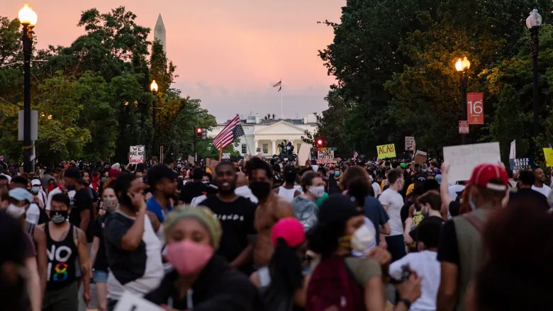 Protesters pack Washington as Democrats move to rein in police | CBC News