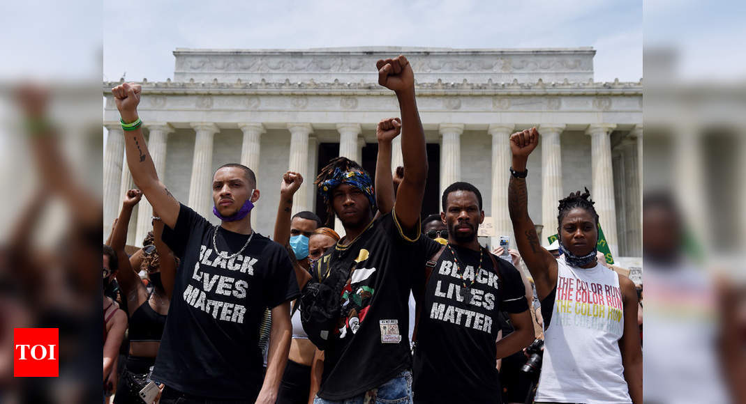 Extreme rallies for racial justice in United States amid fractures in GOP