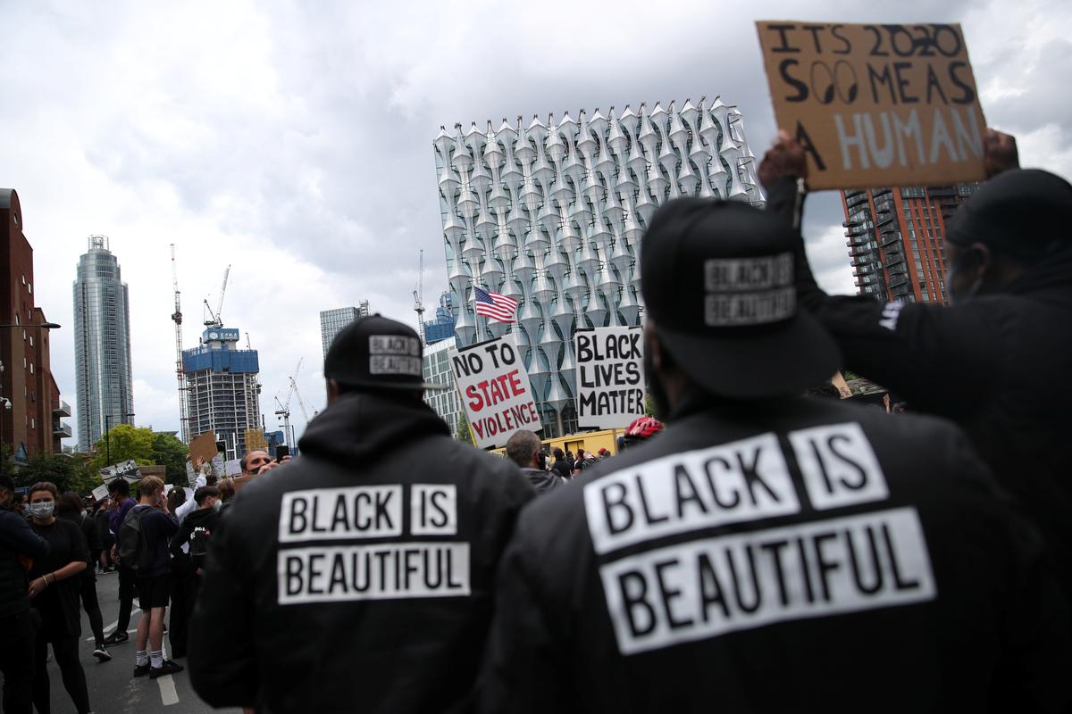 Tens of thousands join Black Lives Matter protest in London