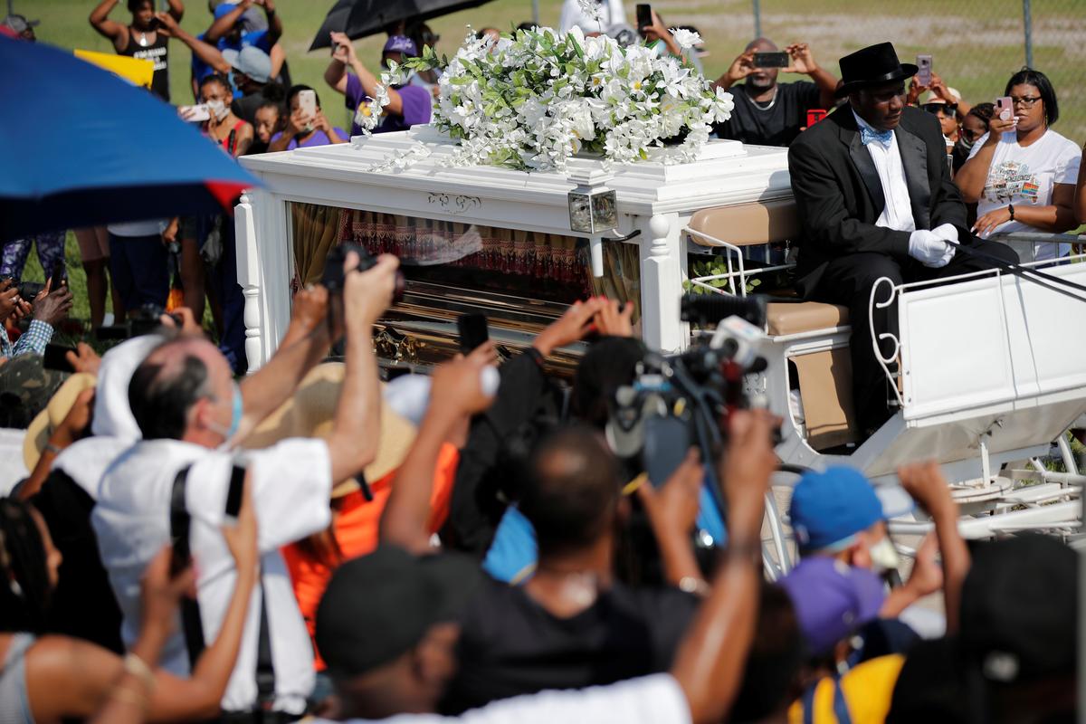 George Floyd hailed as ‘cornerstone of a movement’ at funeral, family calls for justice