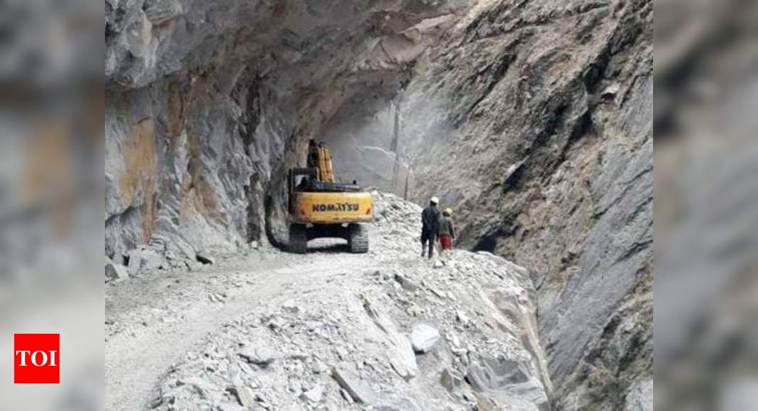 Helicopters land heavy equipment to expedite work of strategic road near India-China border: BRO