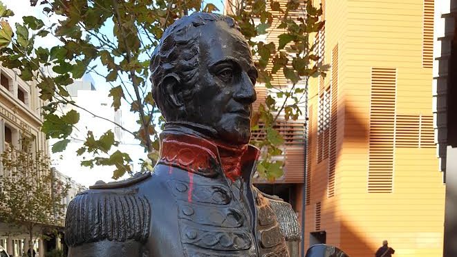 Colonial statue vandalised on eve of Black Lives Matter rally in Perth