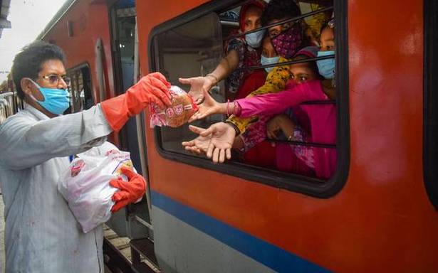 60 lakh migrants took 4,450 Shramik specials to reach their house States: Trains