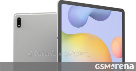 Samsung Galaxy Tab S7  breaks cover with double rear cams