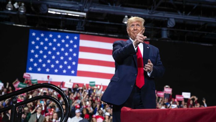 Trump threatens ‘a much different scene’ for protesters at Tulsa rally