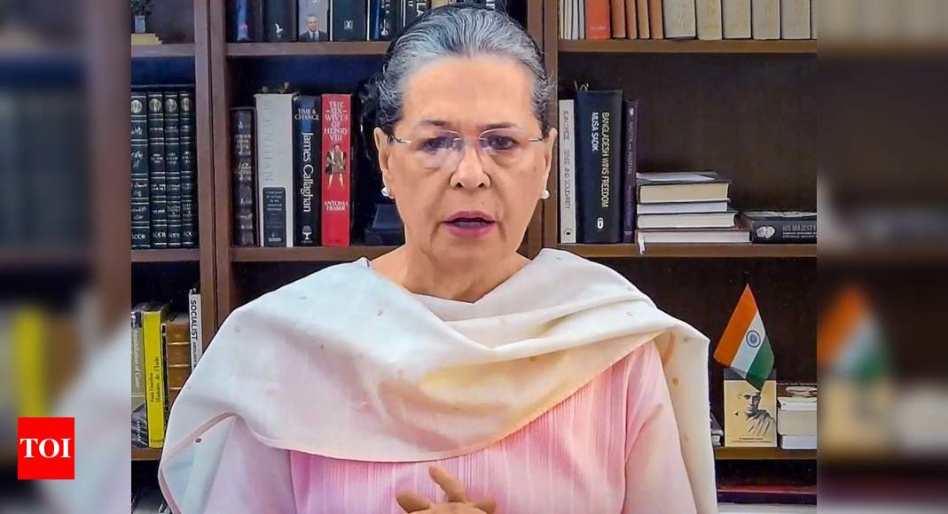 Sonia Gandhi writes to PM Modi, seeks extension of free food grains to poor for 3 more months