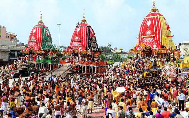 Chariots roll in Puri without crowds