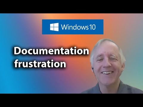 Windows 10 documents aggravation