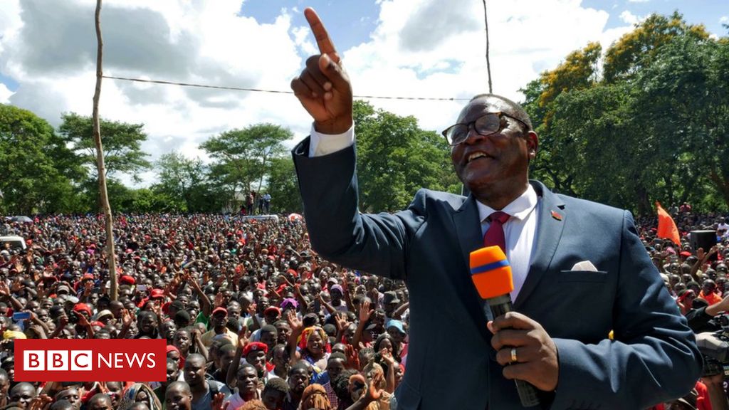 Lazarus Chakwera sworn in as Malawi president