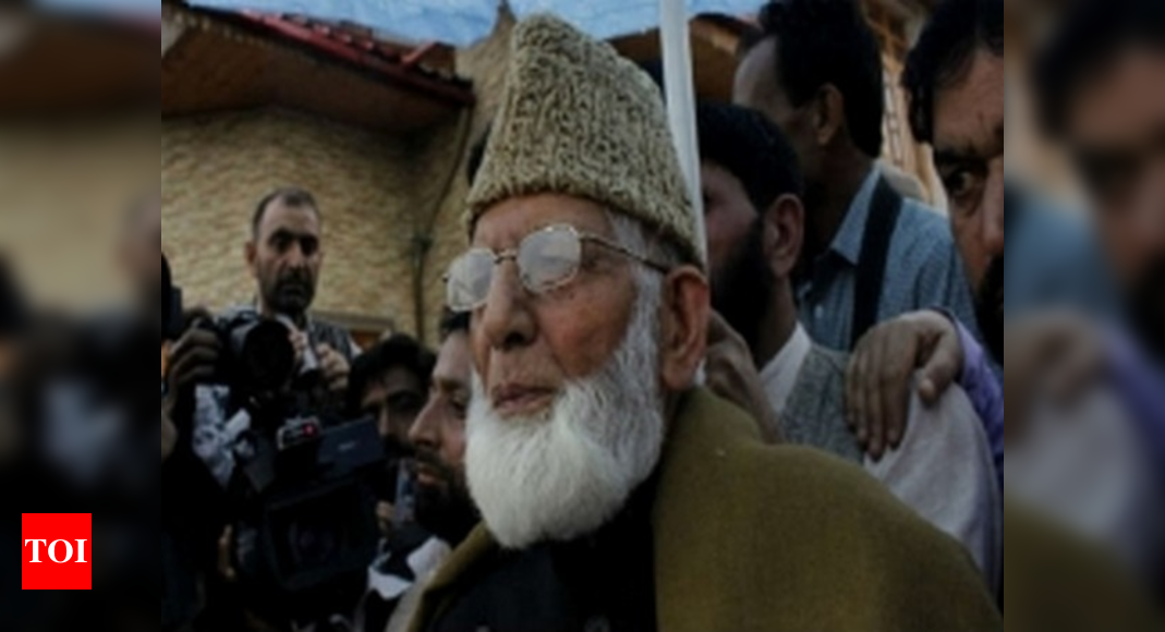 Syed Ali Shah Geelani resigns from All Party Hurriyat Conference