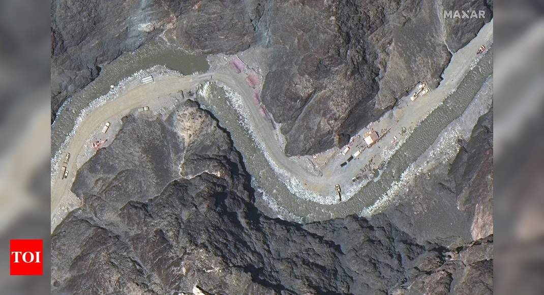 Ladakh face-off: LAC satellite images show helipad expansion by China