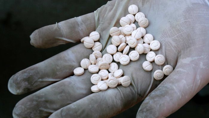 What is the drug Captagon and how is it linked to the Islamic State group?