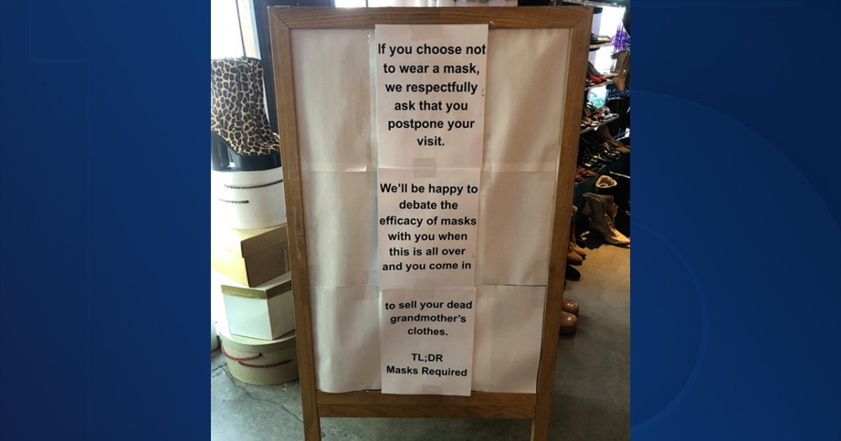 Phoenix shop’s sign goes viral for mandating masks