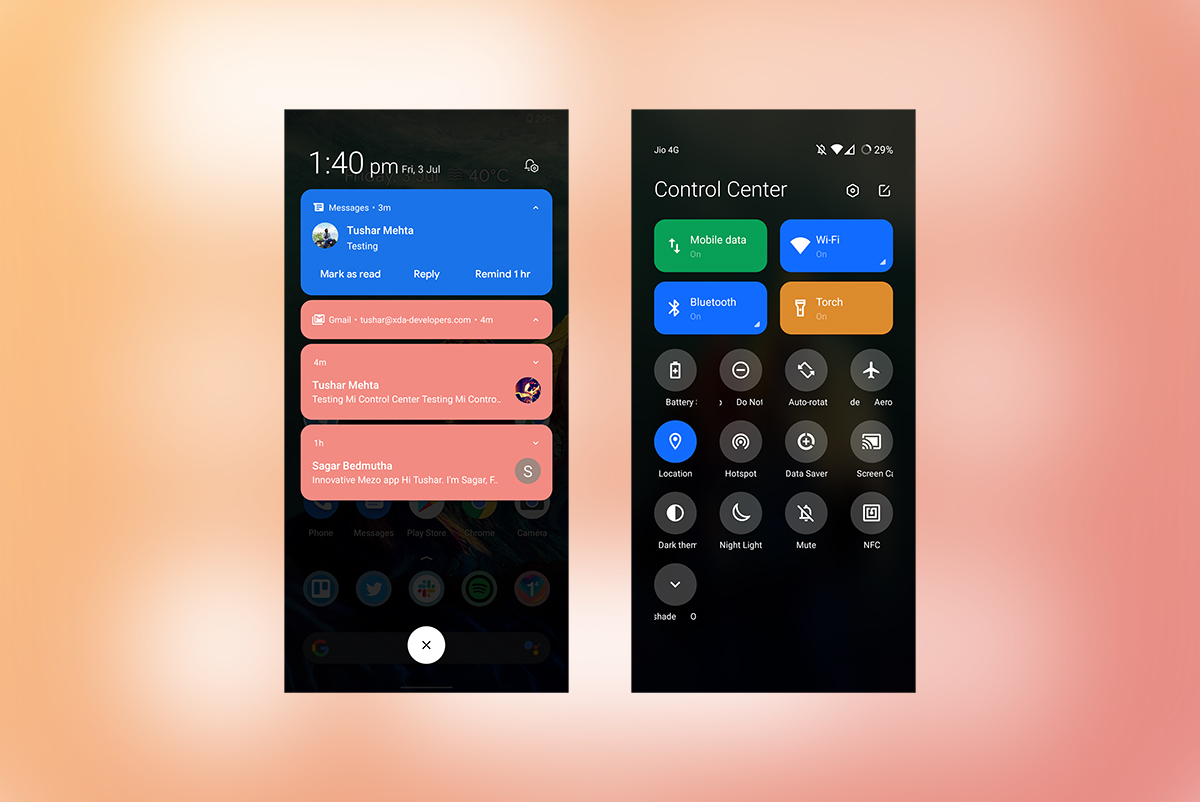 Mi Control Center adds an iOS design flare to your Android’s Quick Settings panel