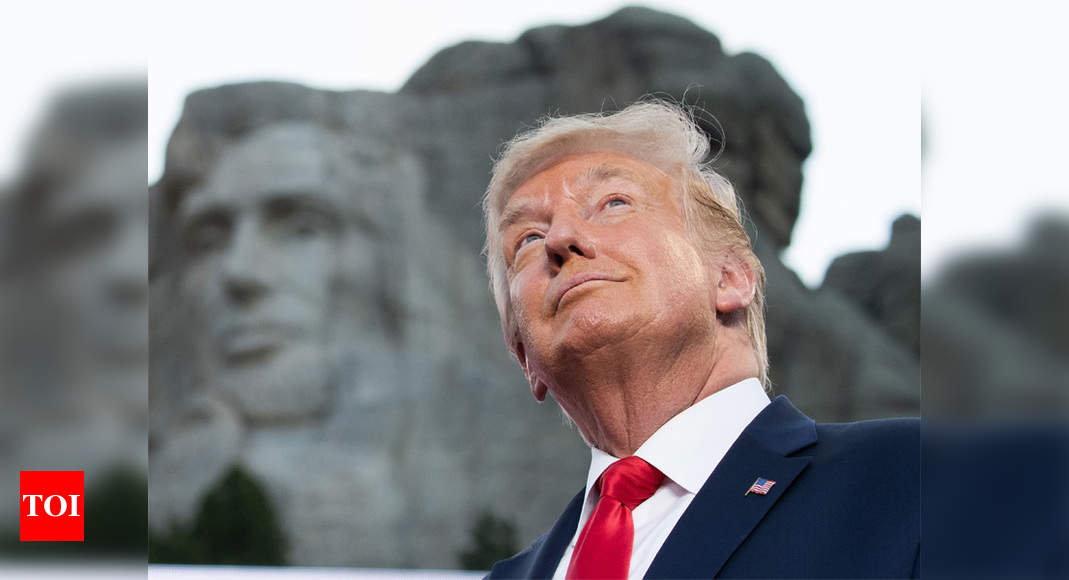 At Mount Rushmore, Trump says protesters seek to ‘defame’ heroes