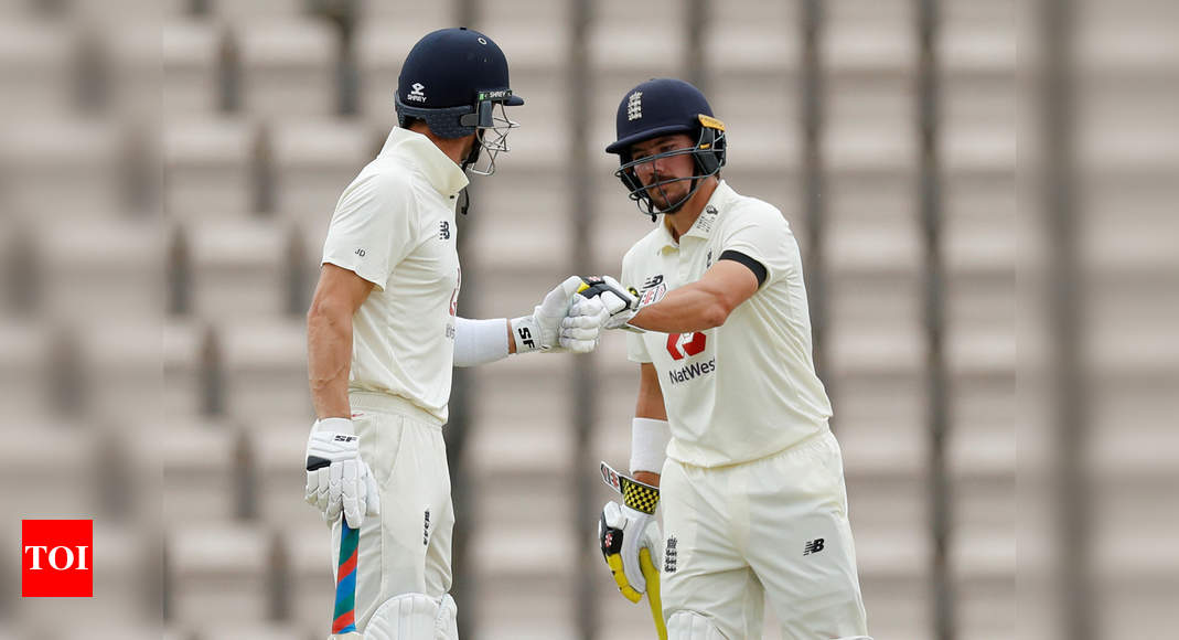 First Test: England 35/1 at stumps against West Indies as weather spoils long-awaited cricket return