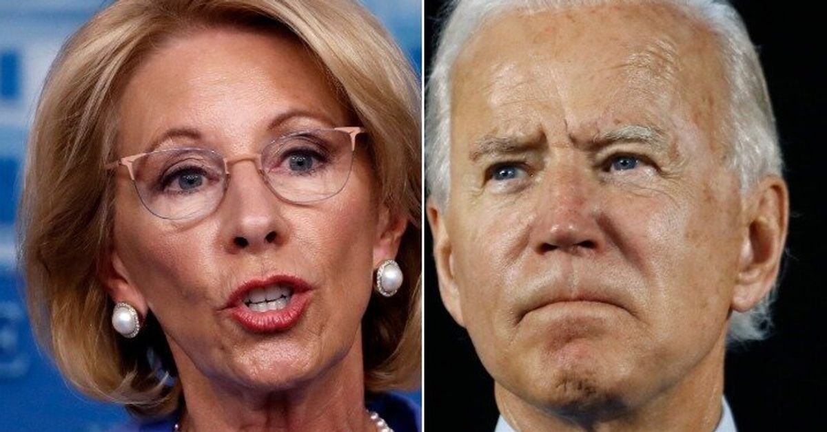 Joe Biden Hammers Betsy DeVos With A Promise That Has His Fans Fired Up
