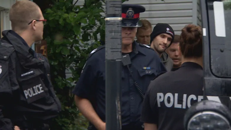 Vigilante justice or community safety? Protesters target Albertans on bail accused of crimes against children | CBC News