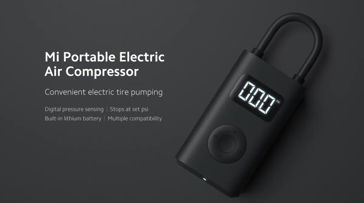 Mi Portable Electric Air Compressor Teased to Introduce in India on July 14