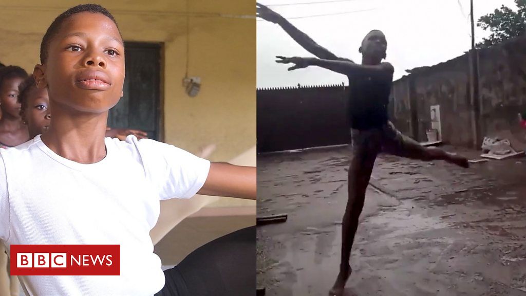 Barefoot ballet boy dancing in the rain goes viral