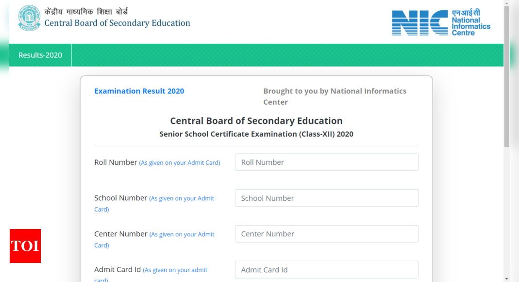 CBSE 12th results 2020 declared on cbseresults.nic.in, no merit list due to Covid-19