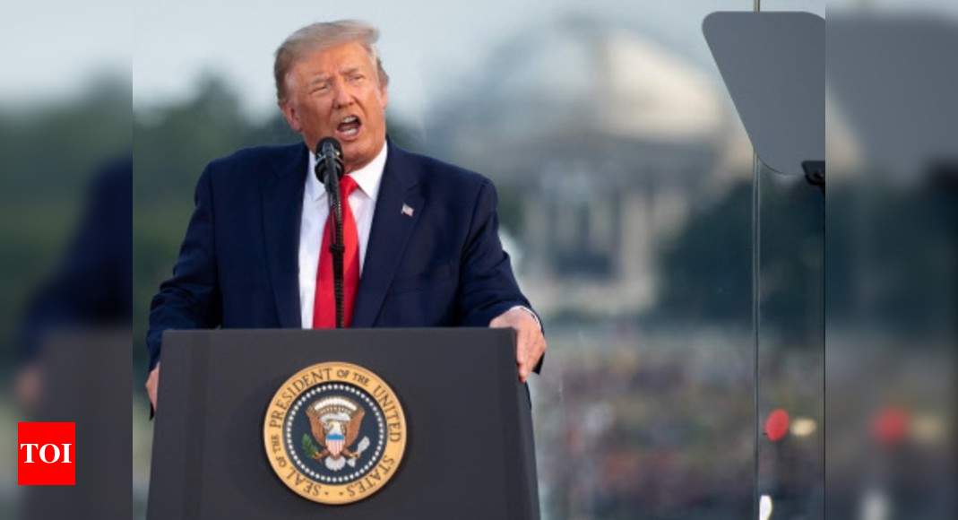 Trump falls further behind Biden and replaces campaign manager amid ridicule over handling of Covid-19