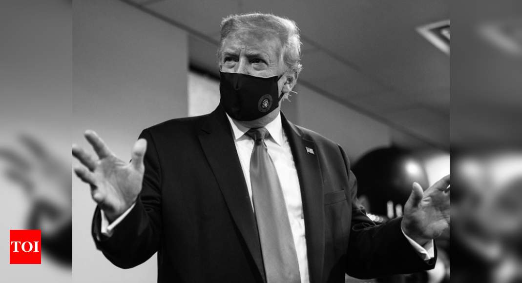 Trump tweets image of himself using mask and calls it ‘patriotic’