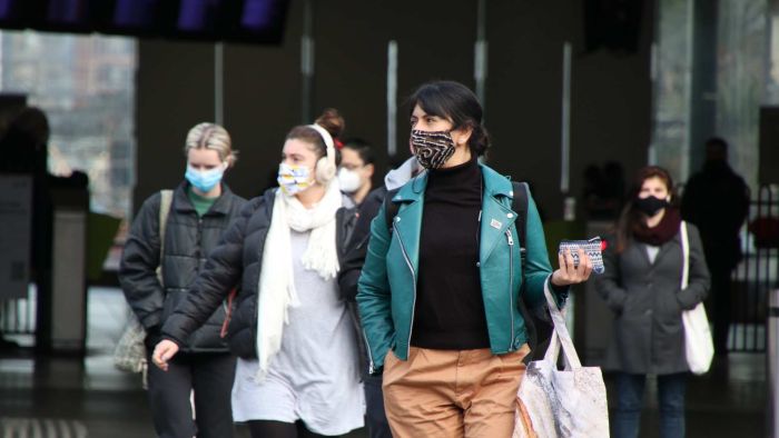 Here’s what Melbourne appeared like on the very first day of mandatory masks