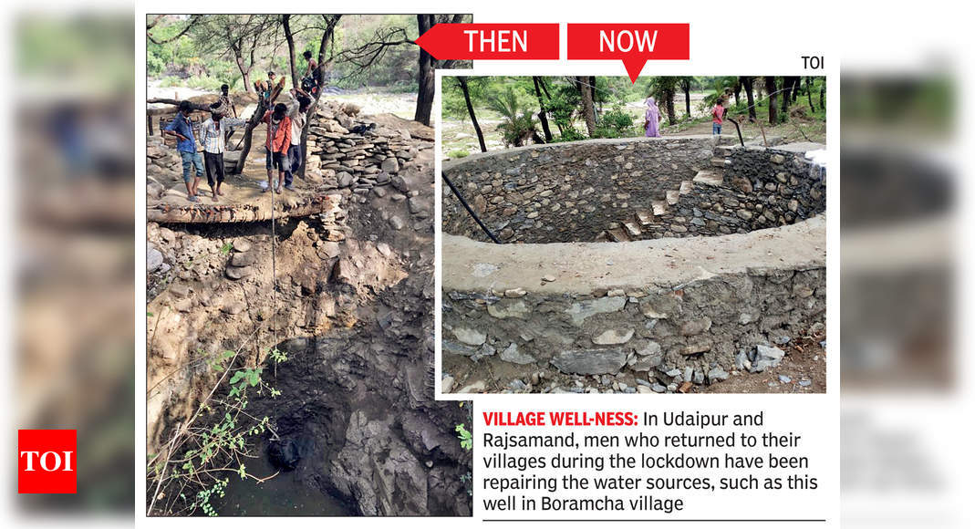 Job drought in cities brings water and taps to Rajasthan villages