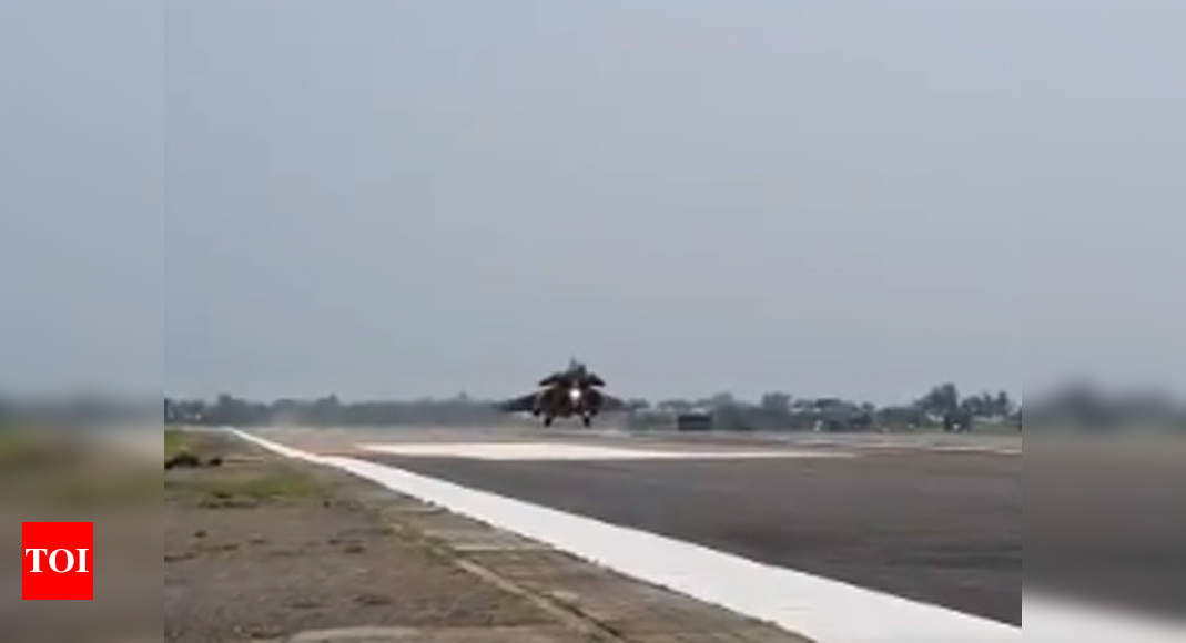 Watch: Rafale touchdown at Ambala airbase