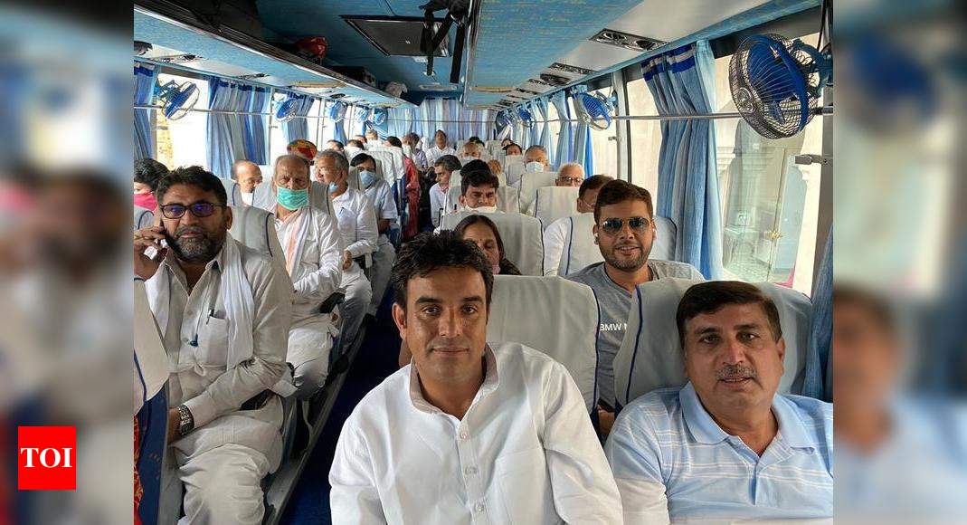 Rajasthan political crisis: Over 50 Gehlot camp MLAs moved to Jaisalmer in chartered flights, others to follow