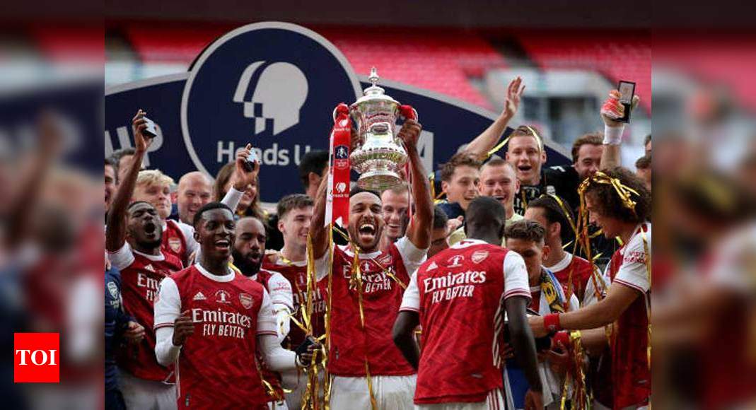 Aubameyang double helps Arsenal beat Chelsea for 14th FA Cup trophy