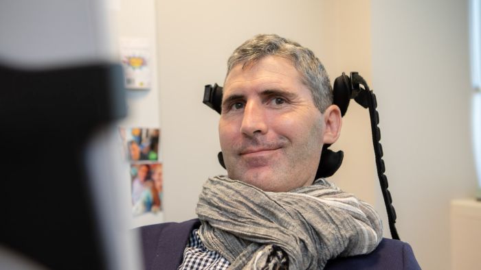 Justin Yerbury, the leading scientist living with motor neurone disease, forced to find carers at brief notice