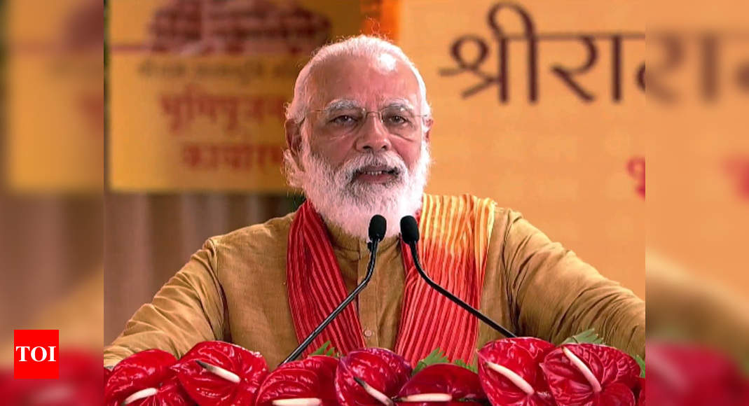 Wait of centuries has ended: PM Modi after Ram temple ‘bhoomi pujan’