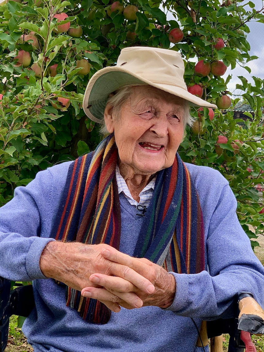 His friends belief he used to be wrathful when Bert, now venerable 100, bought his Canberra apple orchard